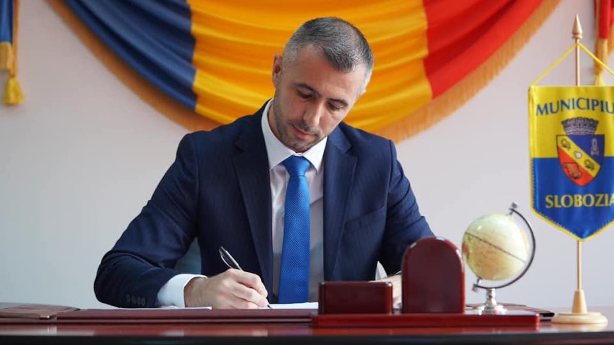 Adrian Mocioniu, primarul municipiului Slobozia. FOTO Arhiva personală A. M.