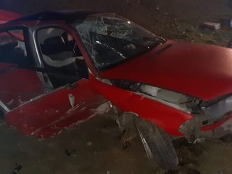 Accident rutier în localitatea ialomițeană Ciochina. FOTO ISU Ialomița