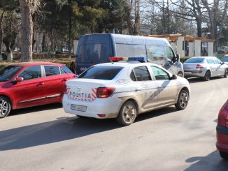 Mașină a Poliției Slobozia. FOTO Adrian Boioglu