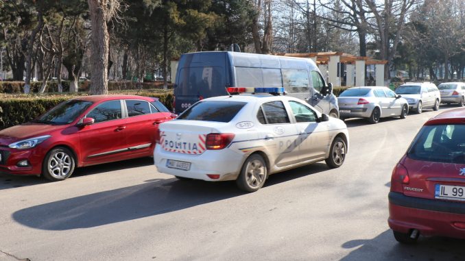 Mașină a Poliției Slobozia. FOTO Adrian Boioglu