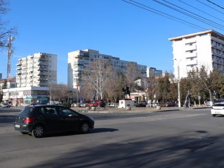 Trafic rutier în Slobozia. FOTO Adrian Boioglu