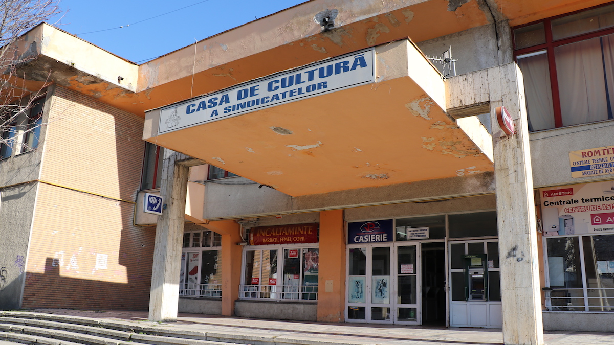 Casa de Cultură a Sindicatelor din Slobozia. FOTO Adrian Boioglu