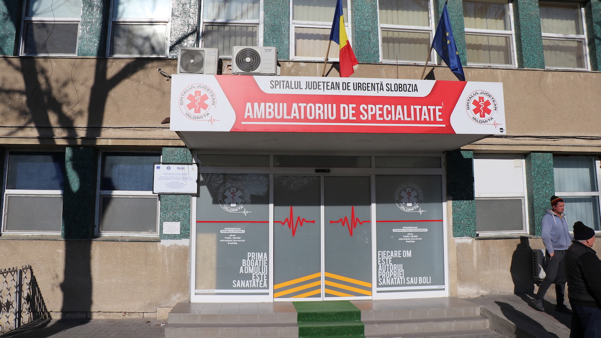 Ambulatoriul Spitalului Județean de Urgență Slobozia. FOTO Adrian Boioglu