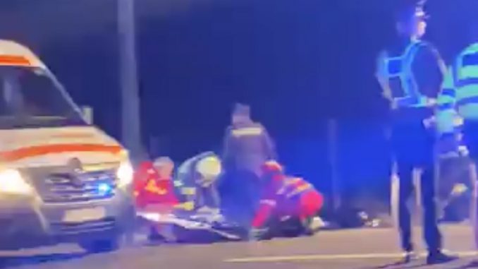 În urma accidentului au rezultat două victime. FOTO Captură video