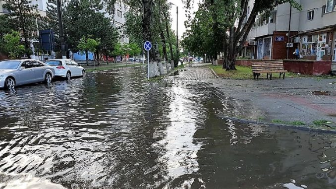 Natura s-a dezlănțuit în municipiul Slobozia. FOTO Primăria Slobozia