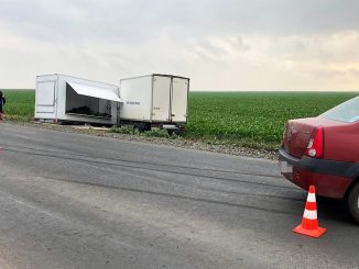 Accident rutier pe DN2C, între localitățile Grivița și Amara. FOTO IPJ Ialomița