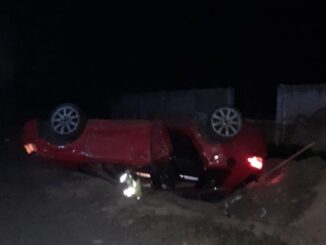 Trei persoane rănite într-un accident rutier petrecut la intrare Fetești. FOTO IPJ Ialomița