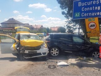 Un mort și doi răniți într-un accident rutier în municipiul Fetești. FOTO IPJ Ialomița