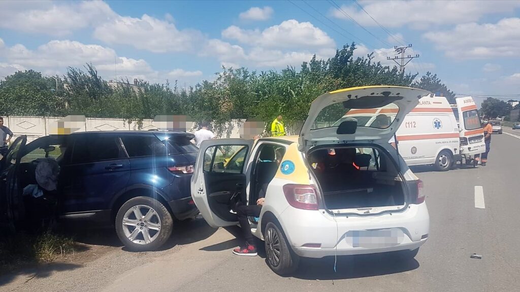 Un mort și doi răniți într-un accident rutier în municipiul Fetești. FOTO IPJ Ialomița