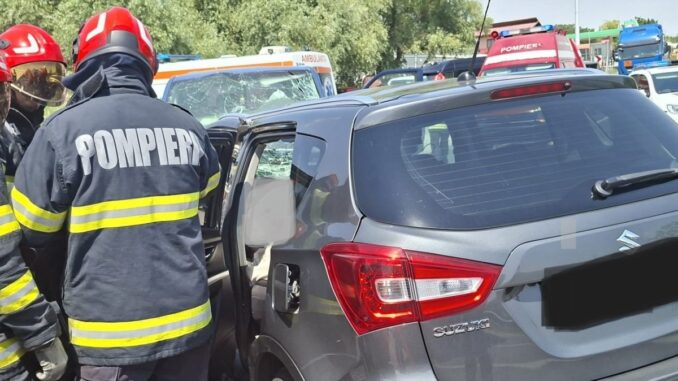 Accident rutier. FOTO ISU Ialomița