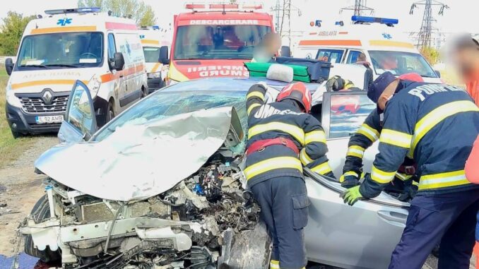 Accident rutier. FOTO ISU Ialomița