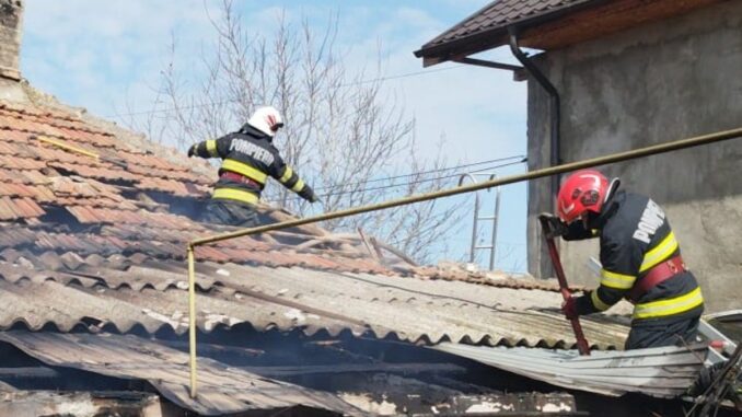 Intervenție a pompierilor. FOTO ISU Ialomița