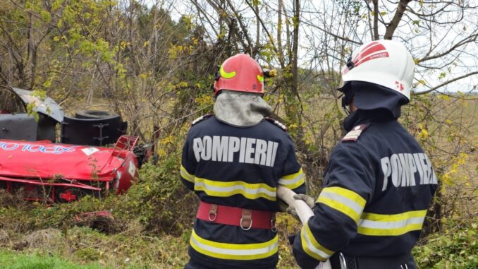 Intervenție a pompierilor. FOTO ISU Ialomița
